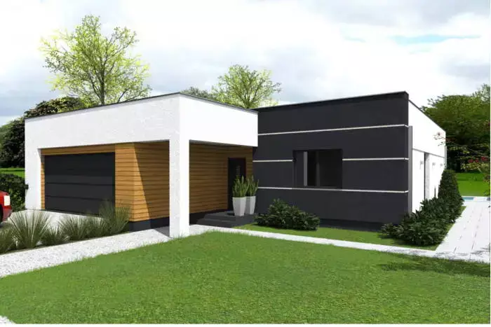 Projekt domu w Zabłudowie- biuro projektowe Białystok eMWu Projekt